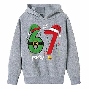 Толстовка 67 Prints с капюшоном для мальчиков и девочек, размер 164 134 152 176 synthetic.ua - Фото 1