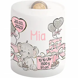 Скарбничка True Statements Elephant Baby керамічна - Фото 1