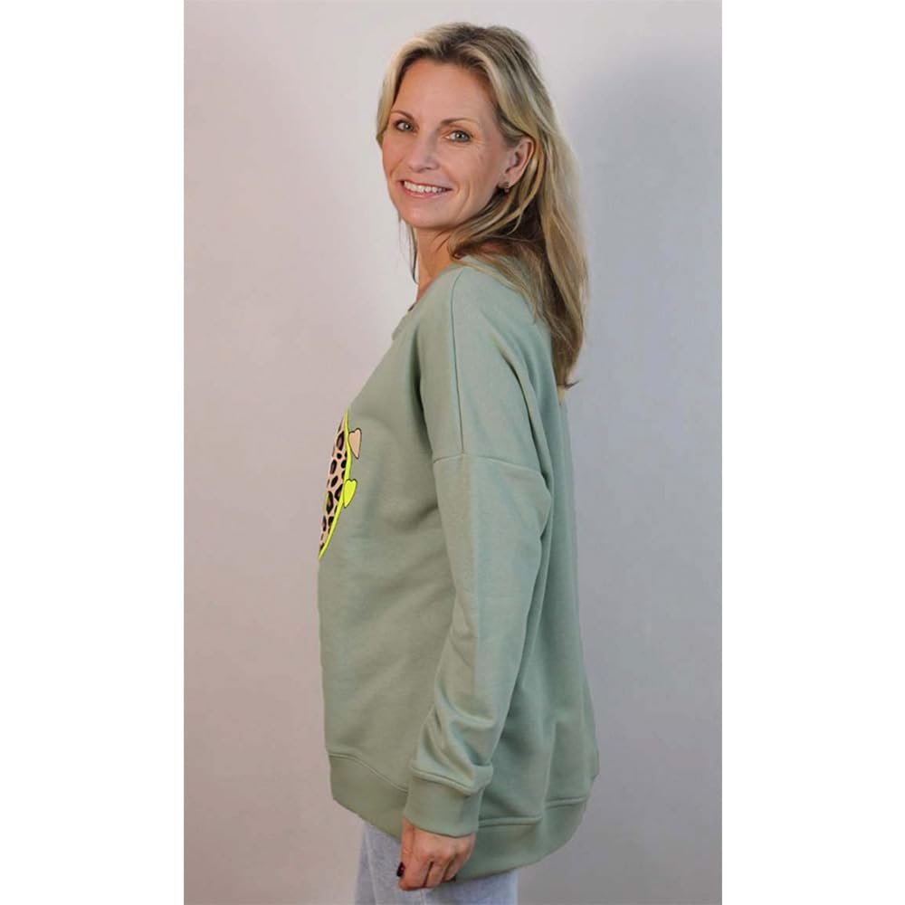 Женский свитшот Miss Goodlife Heartface Leo MG11692 Миндальный, фото №2 Женский свитшот Miss Goodlife Heartface Leo MG11692 Миндальный, фото №2