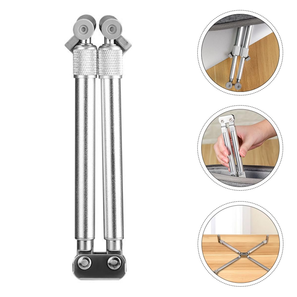 Регулируемая алюминиевая подставка для ноутбука, легкая портативная подставка для ноутбука с прочной треугольной конструкцией, совместимая с ПК и ноутбуком для путешествий и офиса, фото №5