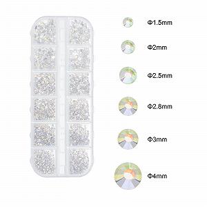 Стрази QUARKZMAN для текстилю, 6 розмірів synthetic.ua - Фото 1