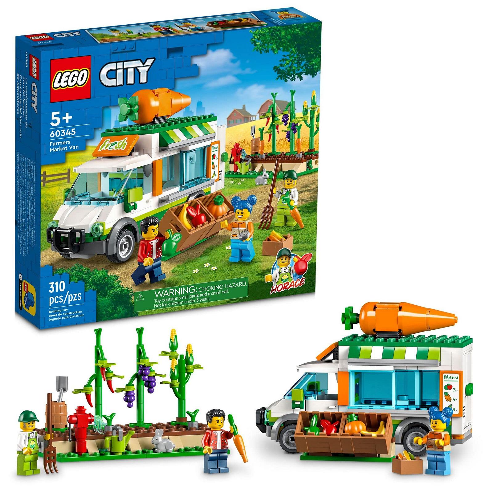 Конструктор LEGO City 60345 Фермерський овочевий фургон, фото №1