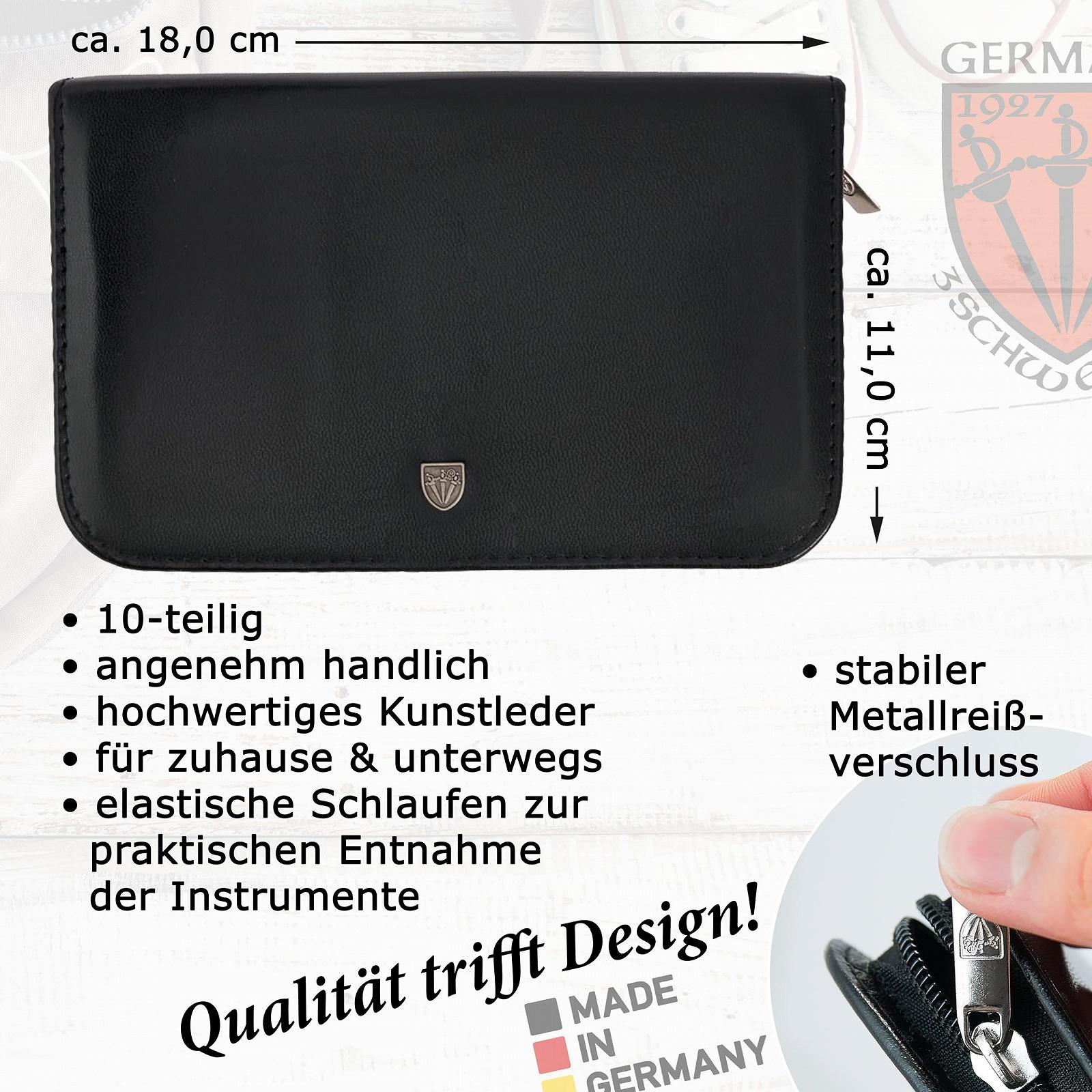 Набір для манікюру та педикюру Drei Schwerter Exclusive, 10 предметів, Solingen (787200), фото №3 Набір для манікюру та педикюру Drei Schwerter Exclusive, 10 предметів, Solingen (787200), фото №3