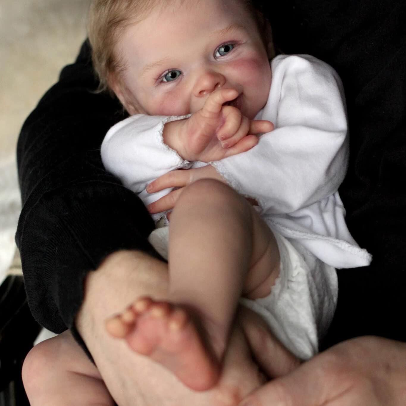 Кукла Zero pam Reborn Baby Doll 20 дюймов 50 см Реалистичная кукла новорожденной девочки с улыбкой, фото №4