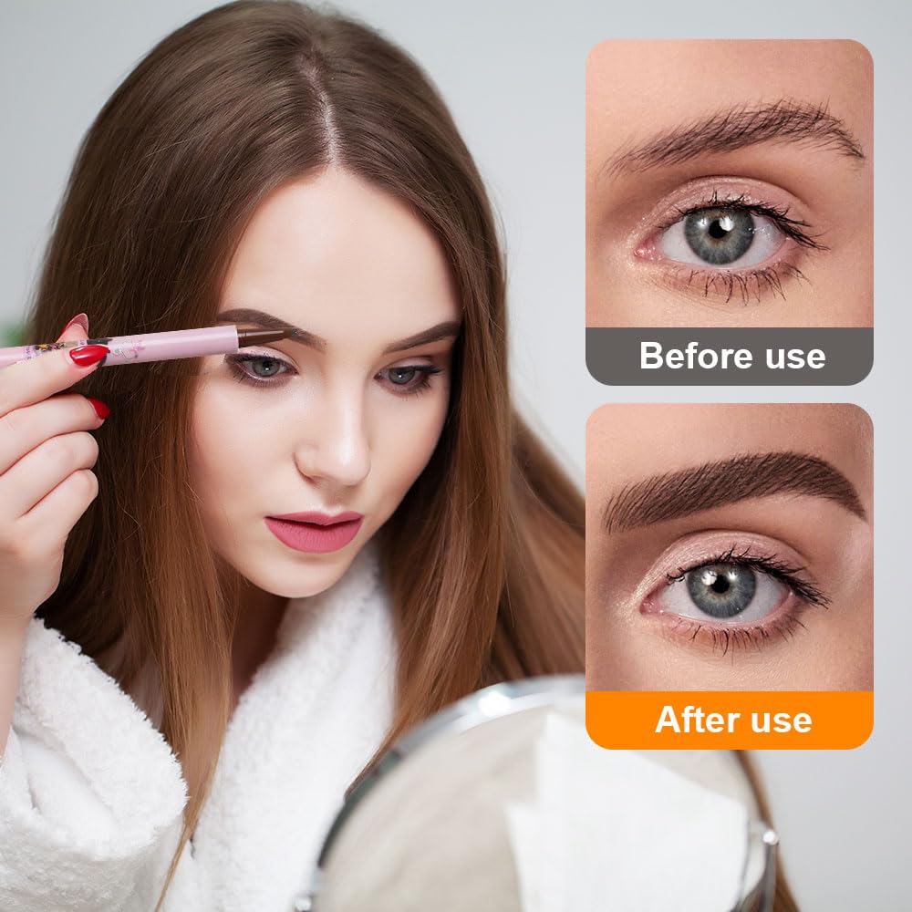 Олівець для брів 3D 4 Fork Tips Grey Brown, фото №6 Олівець для брів 3D 4 Fork Tips Grey Brown, фото №6