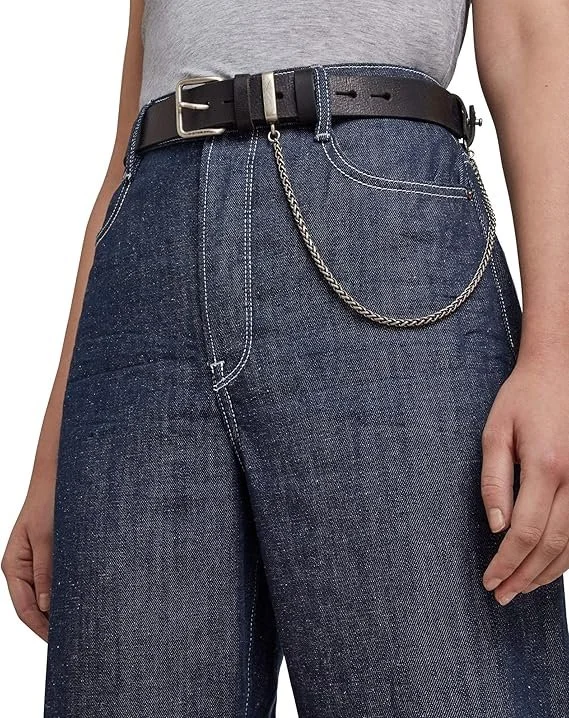 Женский ремень G-Star RAW Sash Chain темно-коричневый 90, фото №3