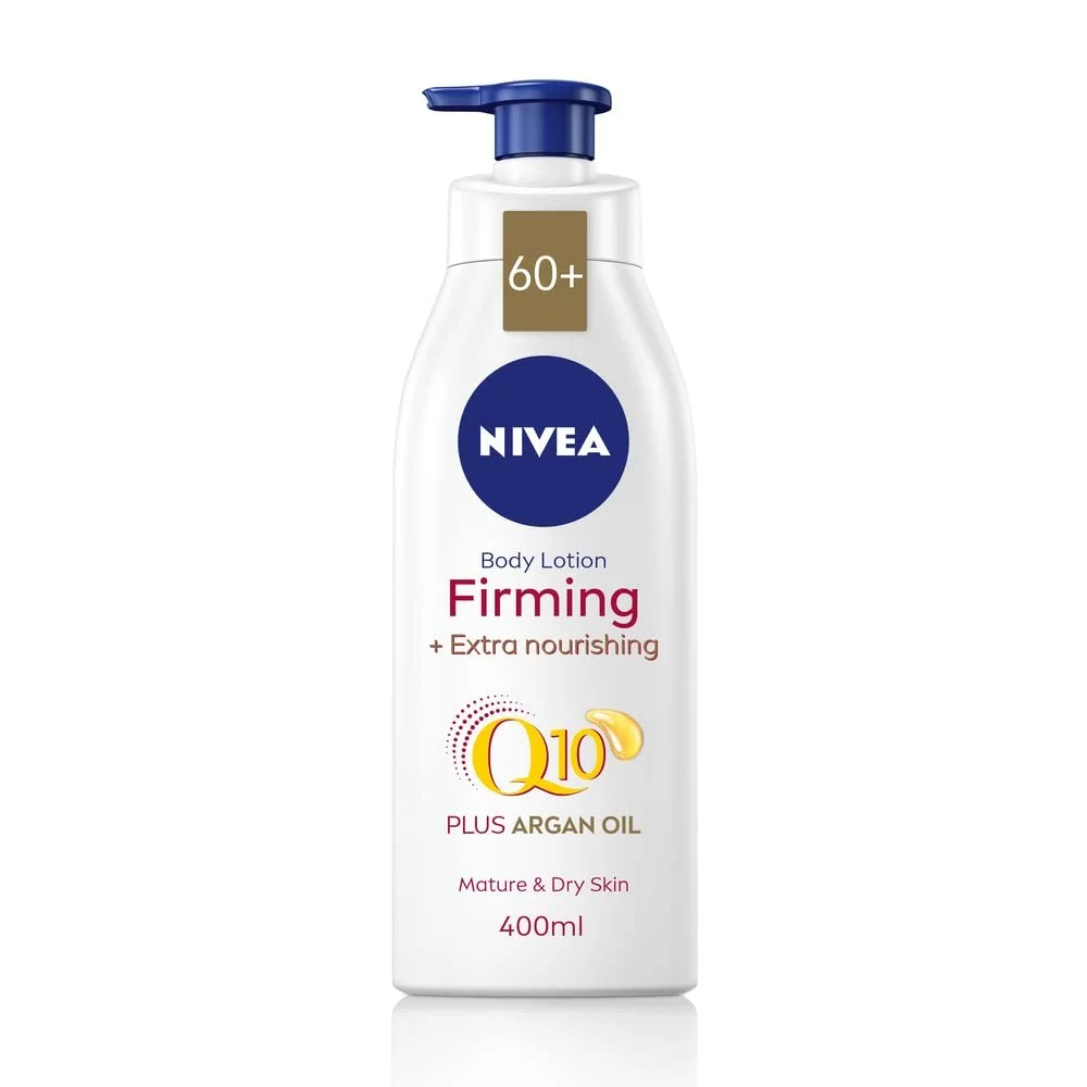 Лосьйон для тіла NIVEA Q10 60+ для зрілої шкіри (400 мл), живильний зміцнюючий крем з Q10 та аргановою олією, фото №1 Лосьйон для тіла NIVEA Q10 60+ для зрілої шкіри (400 мл), живильний зміцнюючий крем з Q10 та аргановою олією, фото №1