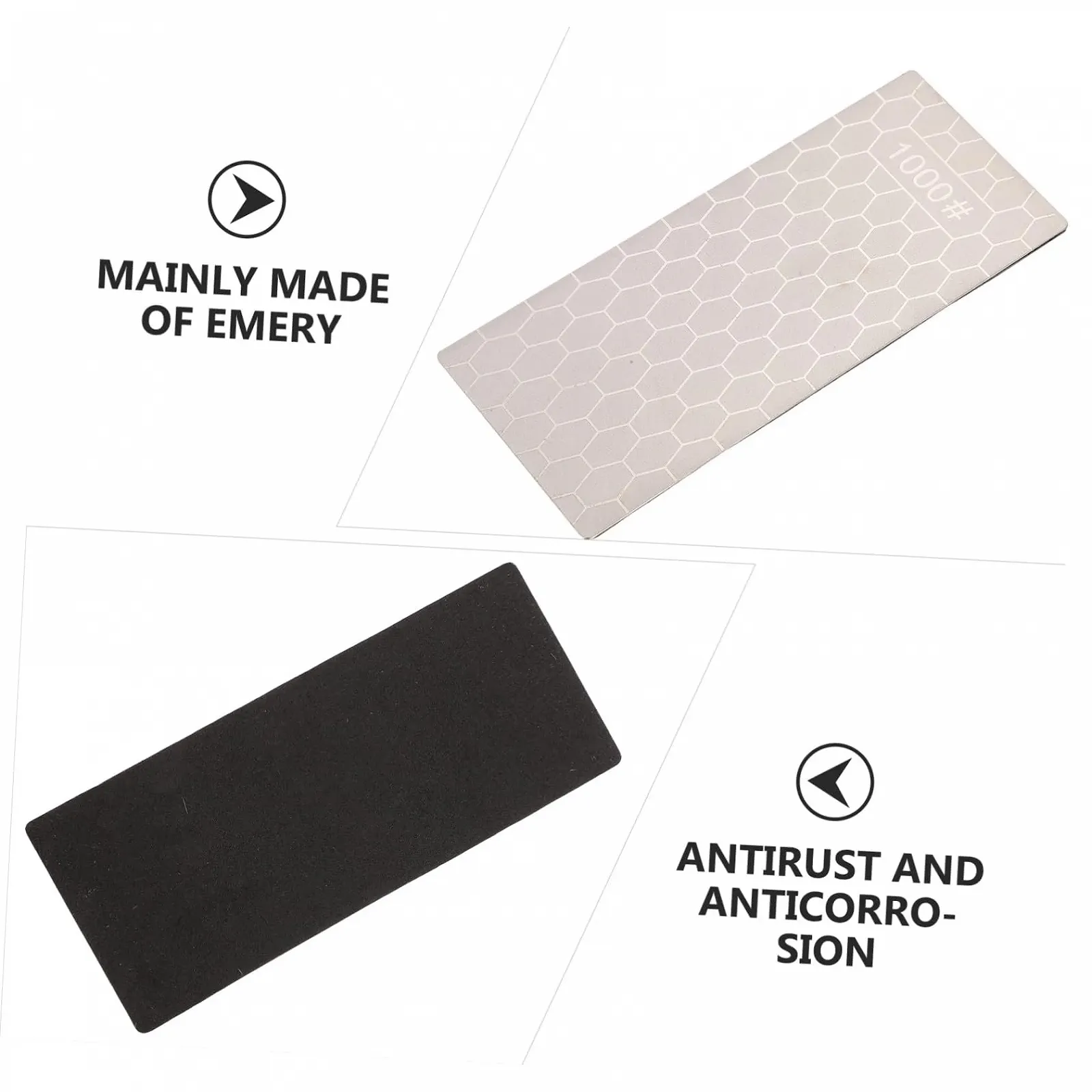 Точилка для ножей односторонняя из нержавеющей стали портативная сотовая, фото №5