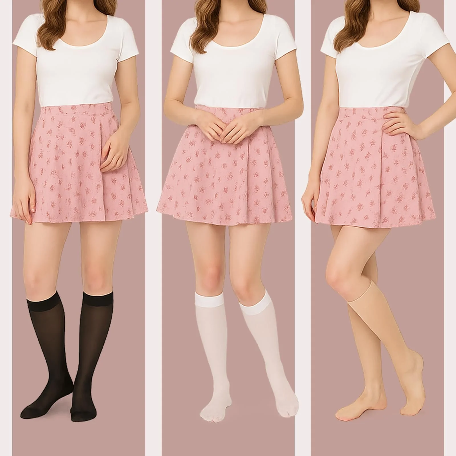 Жіночі гольфи 15D, еластичні, нейлонові, прозорі, з посиленим носком, 3 пари, фото №6 Жіночі гольфи 15D, еластичні, нейлонові, прозорі, з посиленим носком, 3 пари, фото №6