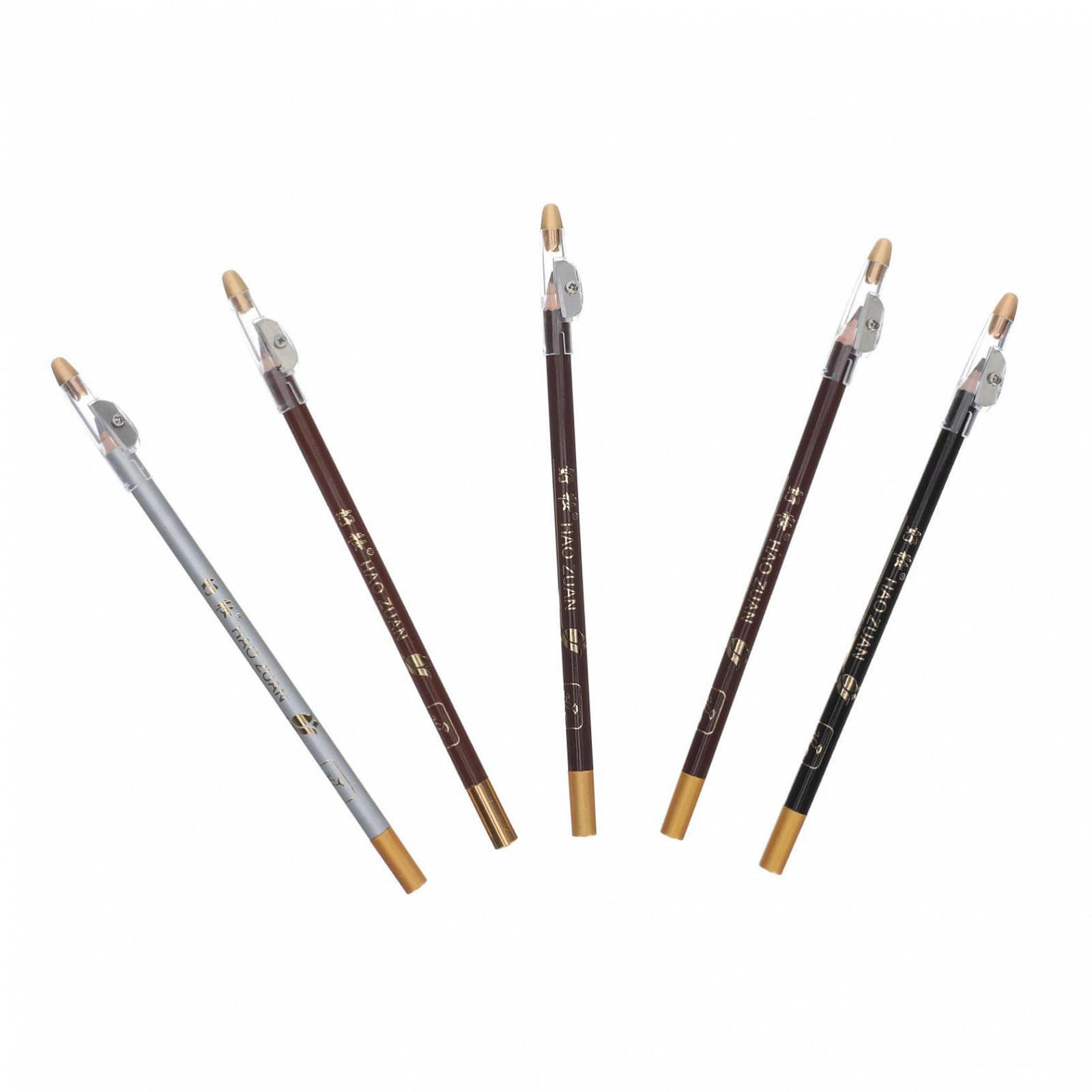 Карандаш для бровей POPETPOP Pack of 5 с точилкой, фото №1