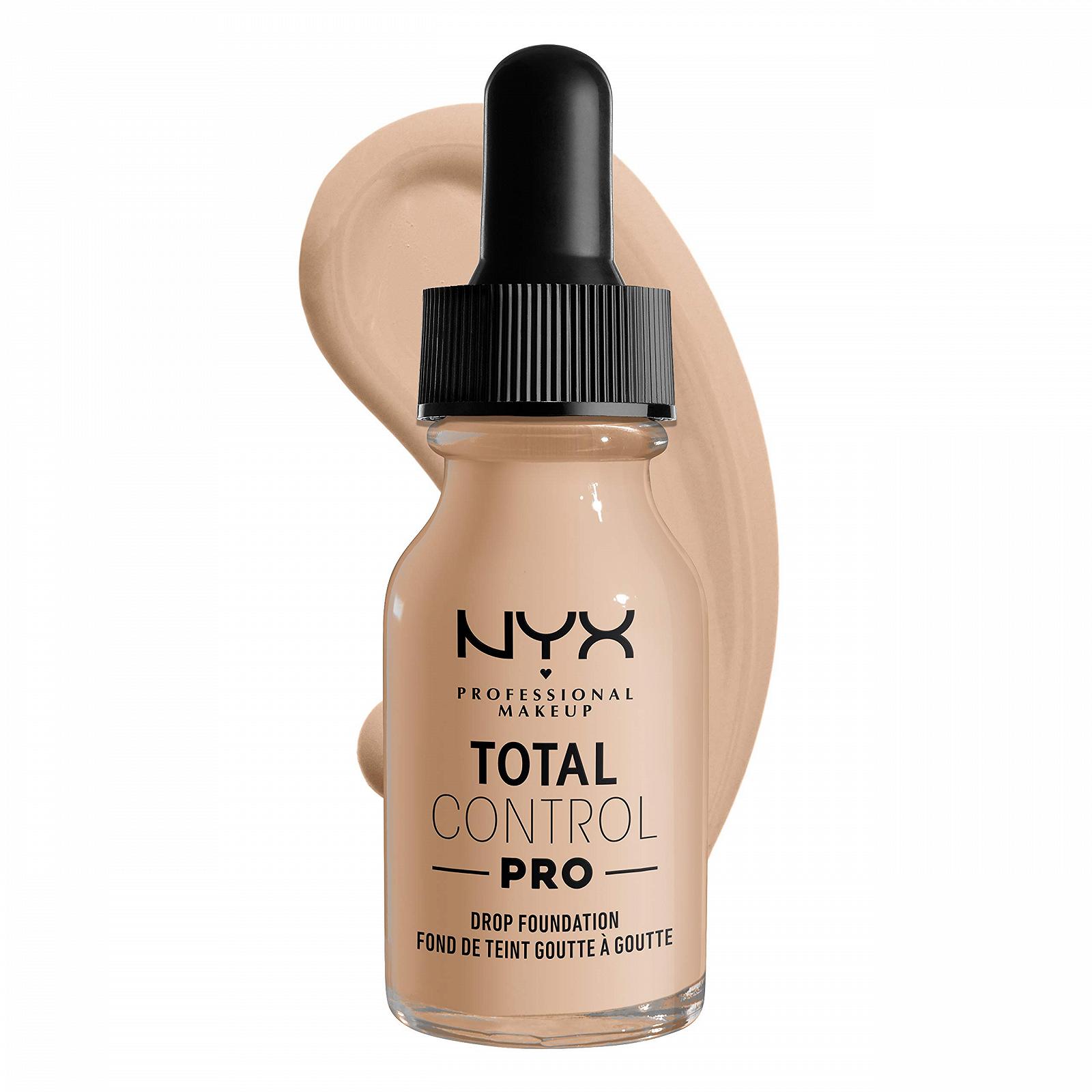 Тональний крем NYX Professional Makeup Total Control Pro Drop Foundation Бежевий, фото №1