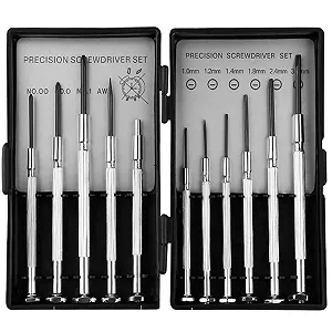 Набір прецизійних міні-викруток 11 в 1 для годинників та окулярів - Фото 1