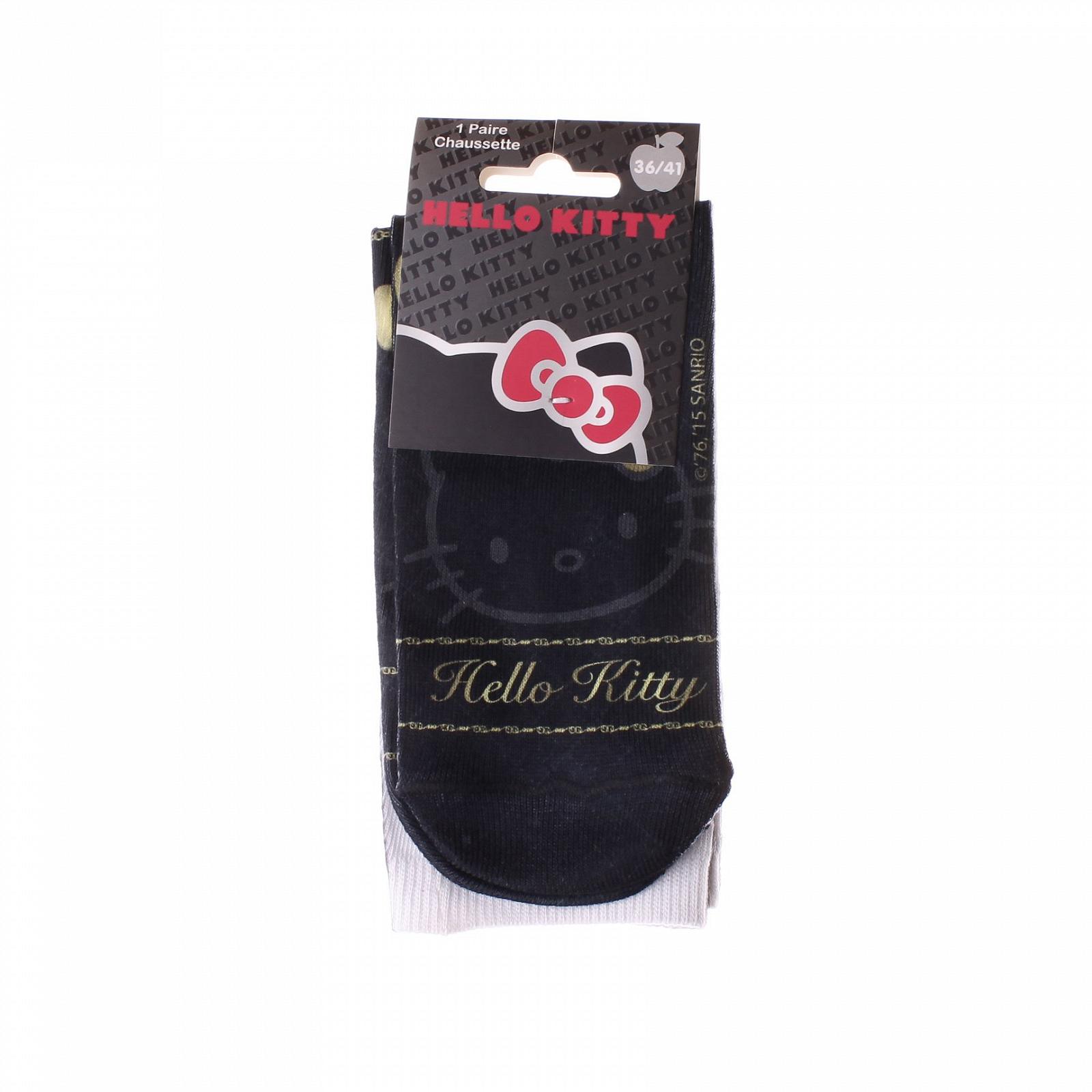 Шкарпетки HELLO KITTY + COLLIER Чорний 36-41, фото №2