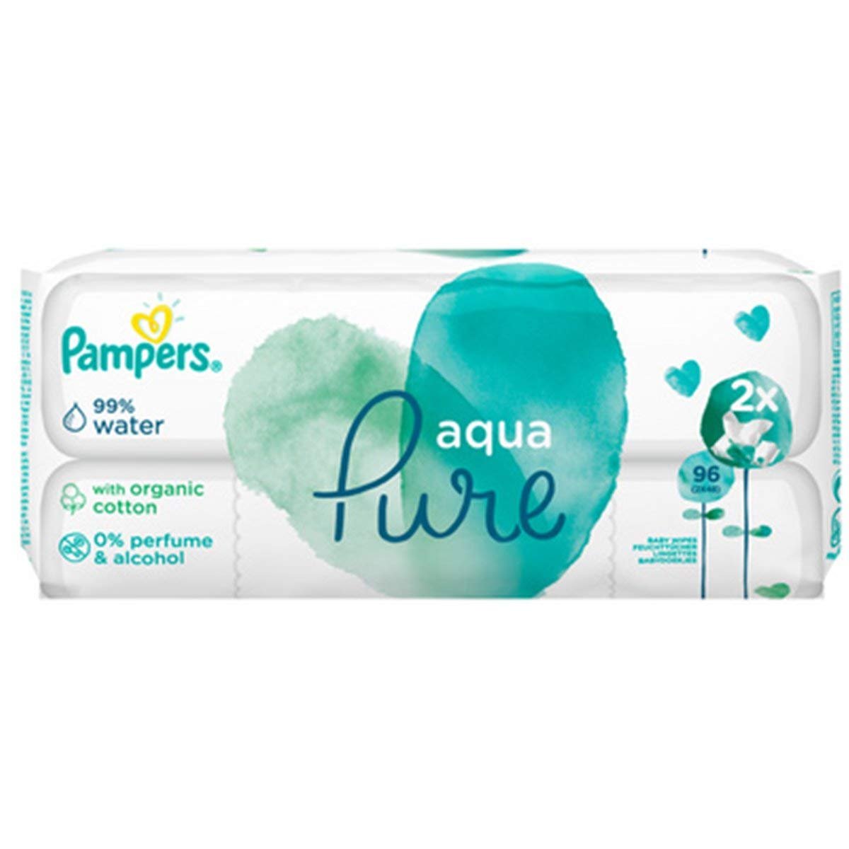 Влажные салфетки Pampers Aqua Pure Дорожный набор, фото №2
