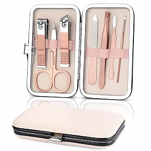 Набор для маникюра и педикюра AiQInu, 7 предметов, из нержавеющей стали - Фото 1