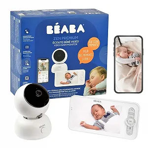 Відеоняня Béaba Zen Premium 1080p 360° White HD Night Vision App - Фото 1