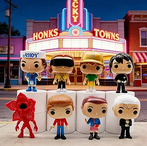 Набор фигурок Странные чудеса одиннадцать демогоргон Stranger Things Eleven - 8 шт, 10,5 см - Фото 1