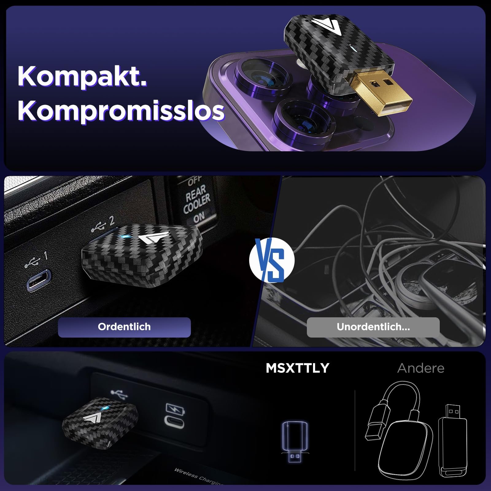 Бездротовий адаптер Android Car MSXTTLY U2AC-L9, фото №7