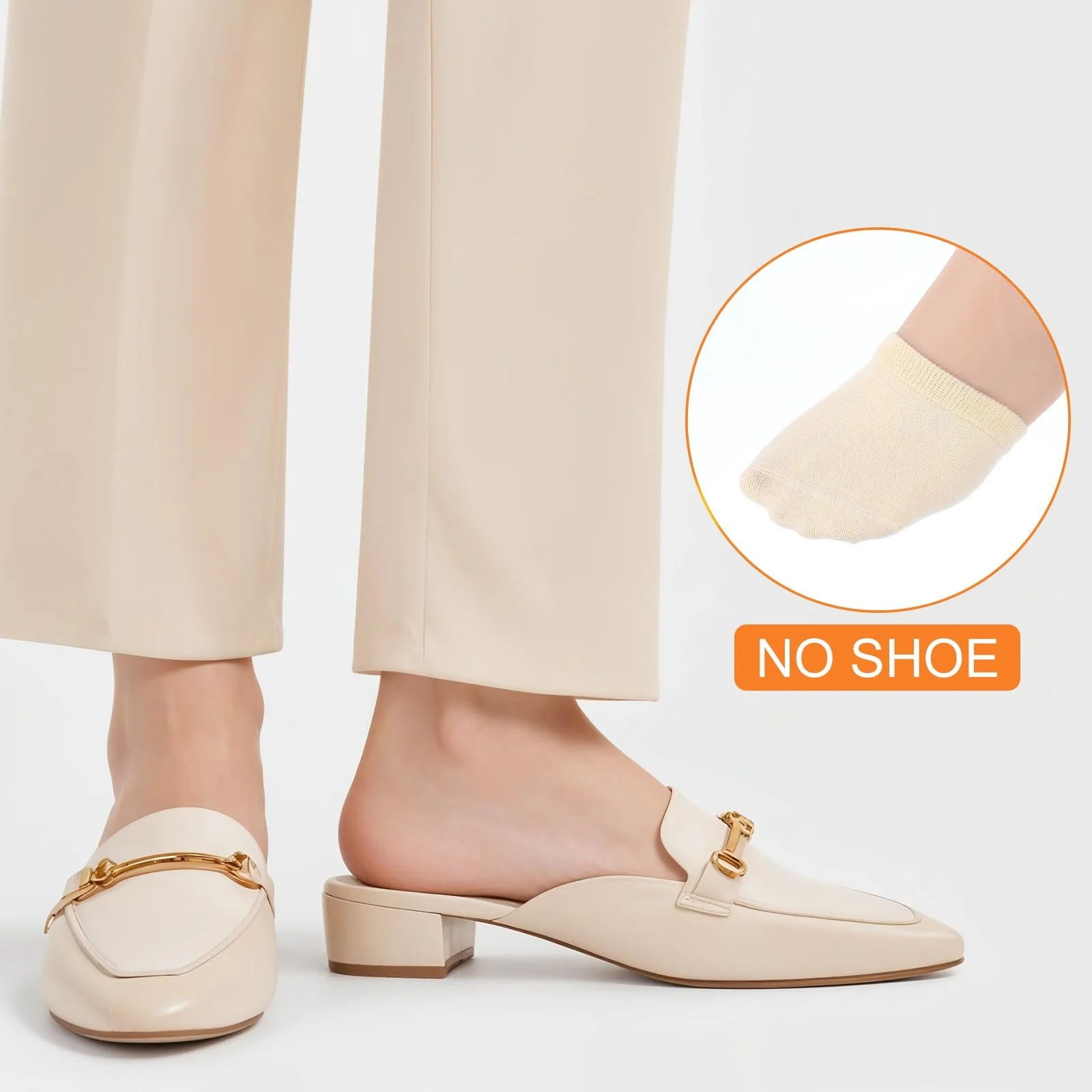 Жіночі шкарпетки з пальцями 6 пар дихаючі напівшкарпетки протиковзкі, фото №3