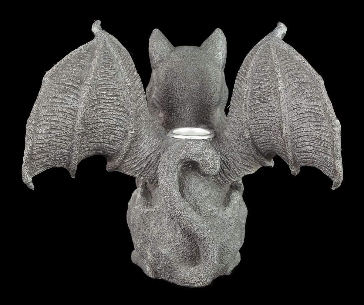 Подсвечник Figuren Shop GmbH Vampire Cat Bat Cat Gothic Fantasy Figure Декоративный, фото №6