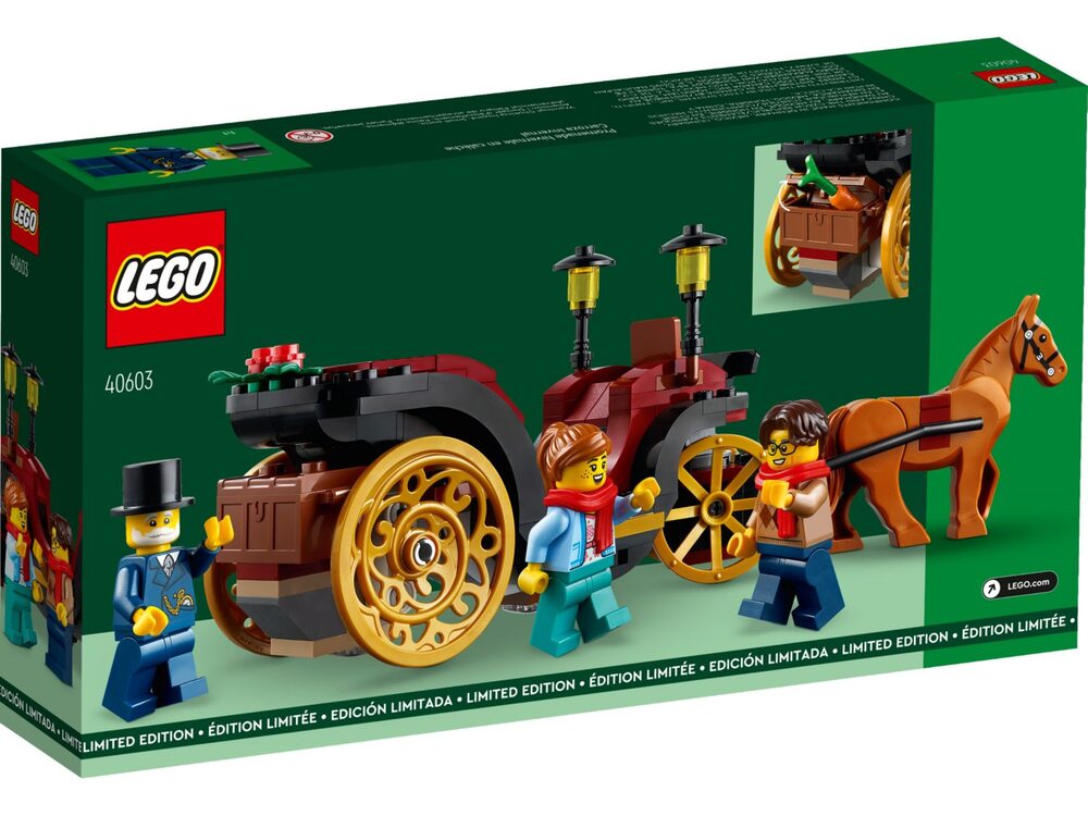 Дитячий конструктор LEGO Різдвяна карета (40603), фото №3