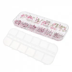 Набор для украшения ногтей ABOOFAN, разноцветные бриллианты для ногтей для творческого маникюра, аксессуары разных форм для дизайна ногтей - Фото 1