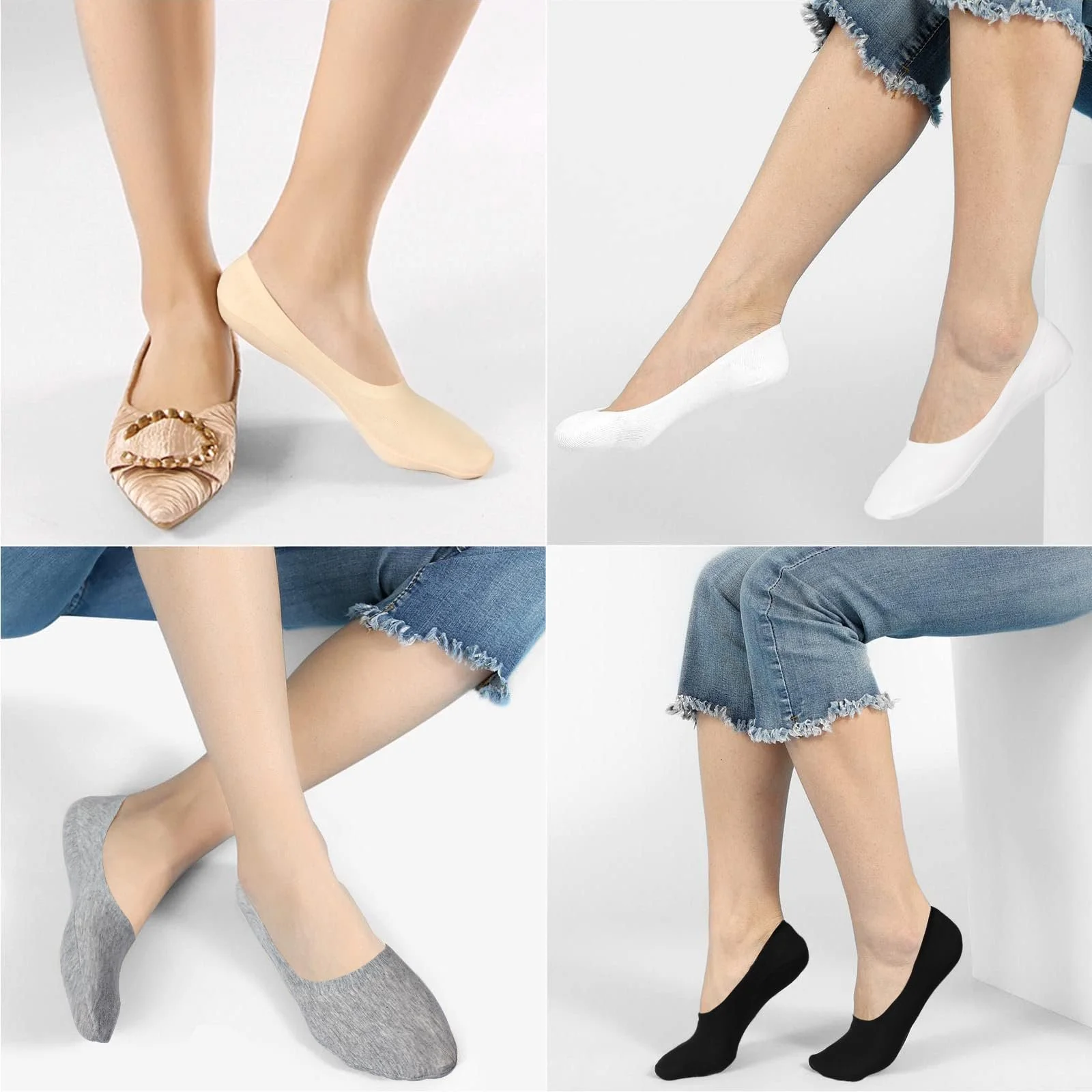 Жіночі шкарпетки-невидимки Бавовна 35-39 (6 пар), фото №7 Жіночі шкарпетки-невидимки Бавовна 35-39 (6 пар), фото №7