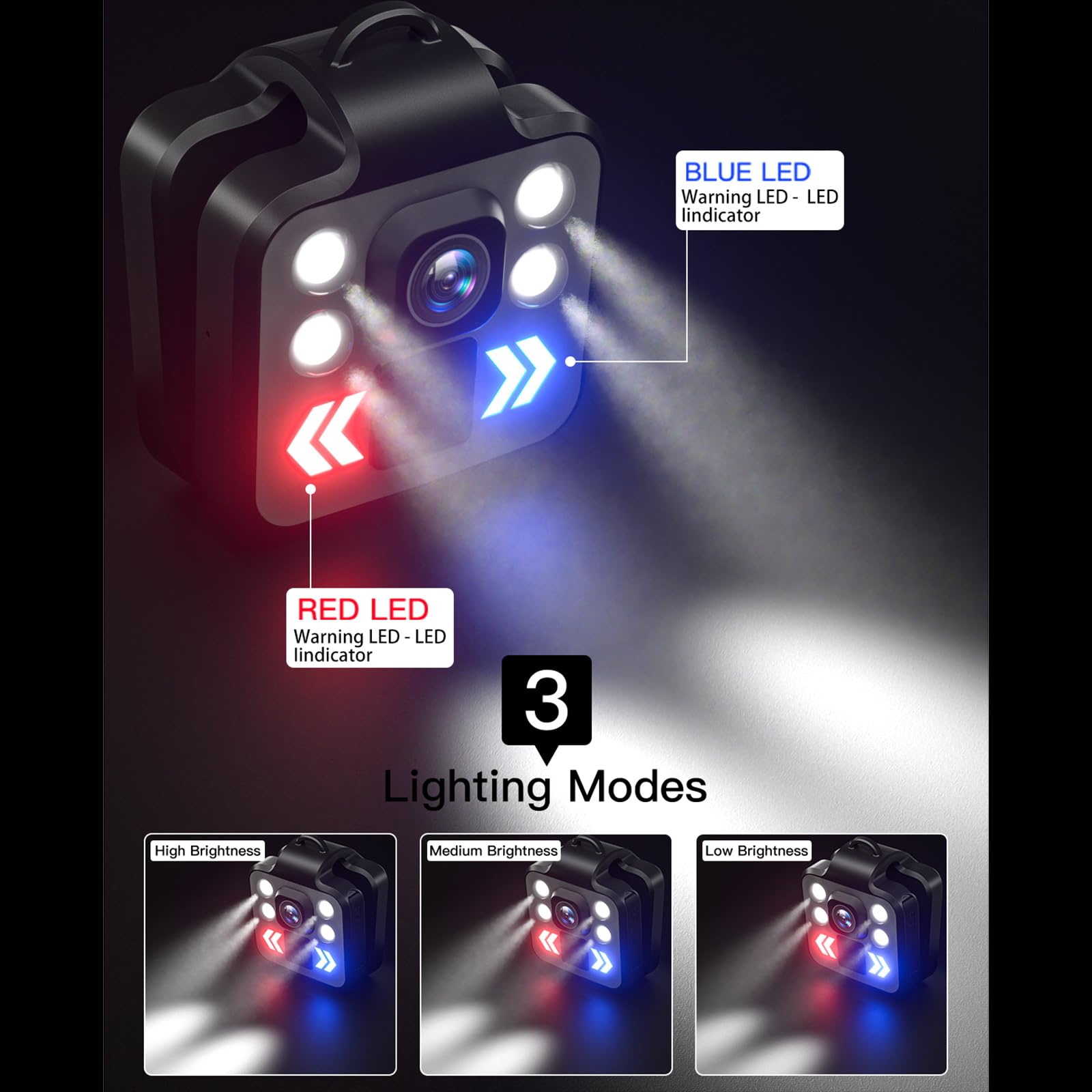 Камера LED Taschenlampe Tragbare Outdoor Sport Radfahren Маленькая камера с головой и телом, фото №4 Камера LED Taschenlampe Tragbare Outdoor Sport Radfahren Маленькая камера с головой и телом, фото №4