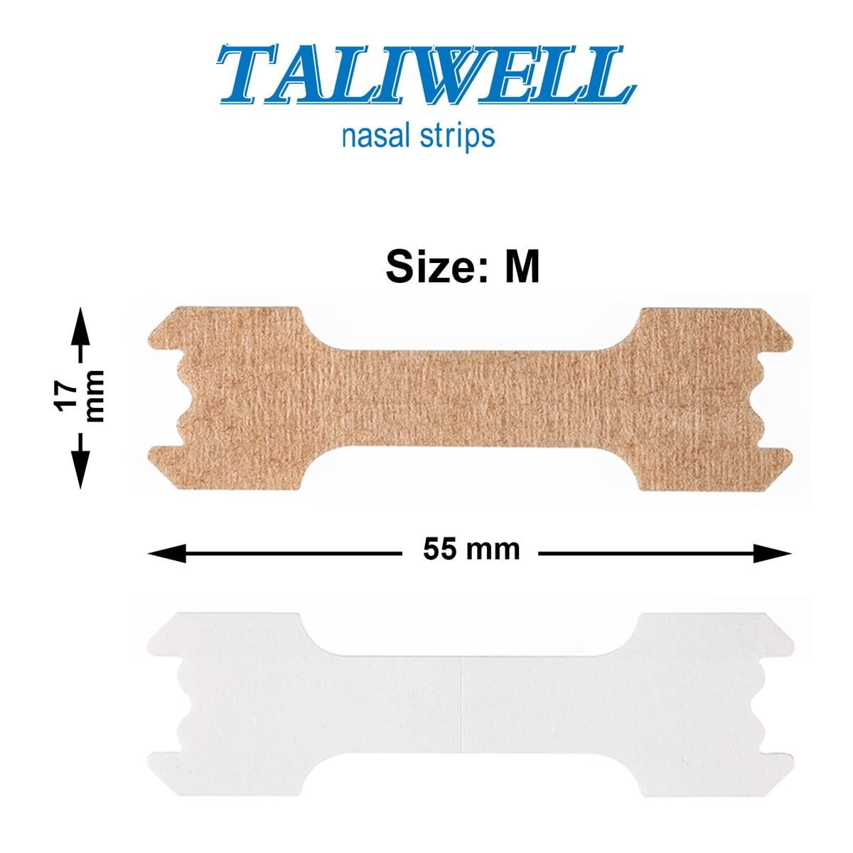 Пластирі для носа 100 шт M (середній) для полегшення дихання під час сну, занять спортом, нежитю, проти хропіння, фото №5