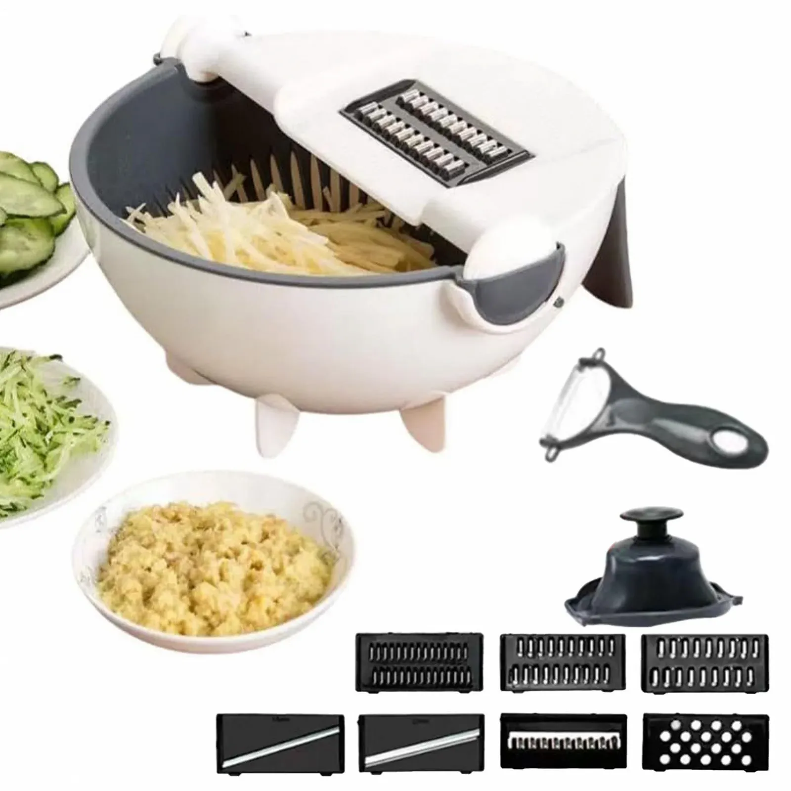 Овочерізка, подрібнювач фруктів для сиру, моркви, огірків, картоплі, фото №1 Овочерізка, подрібнювач фруктів для сиру, моркви, огірків, картоплі, фото №1