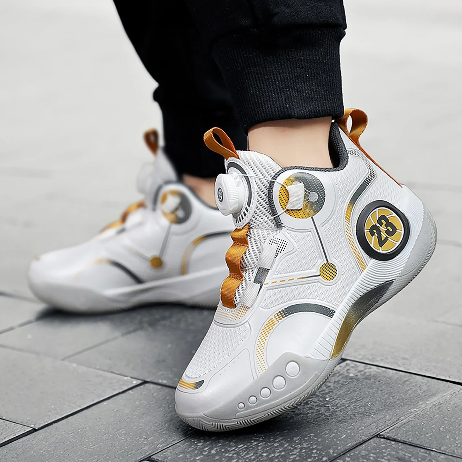 Детские Баскетбольные Кроссовки для Мальчиков, Спортивные Кроссовки для Девочек, Легкие, Дышащие Кроссовки с Высоким Верхом, Детская Обувь с Поворотным Механизмом, фото №6 Детские Баскетбольные Кроссовки для Мальчиков, Спортивные Кроссовки для Девочек, Легкие, Дышащие Кроссовки с Высоким Верхом, Детская Обувь с Поворотным Механизмом, фото №6