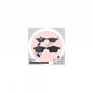 Комплект гальмівних колодок дискового гальма ZIMMERMANN 23763.200.1 для AUDI VAG AUDI (FAW) - Фото 1