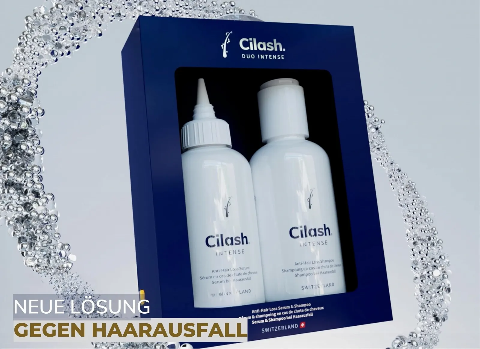 Сироватка Шампунь Cilash Duo Intense Cilash Intensive Treatment Box проти випадіння волосся, фото №5