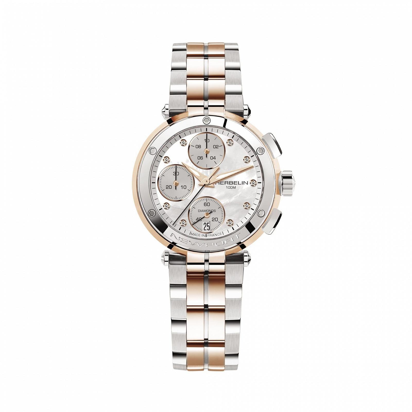 Годинник Michel Herbelin Newport 35688BTR89, різнокольоровий, Браслет, фото №1
