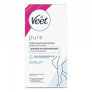 Полоски для депиляции Veet Sensitive 20 шт synthetic.ua - Фото 1