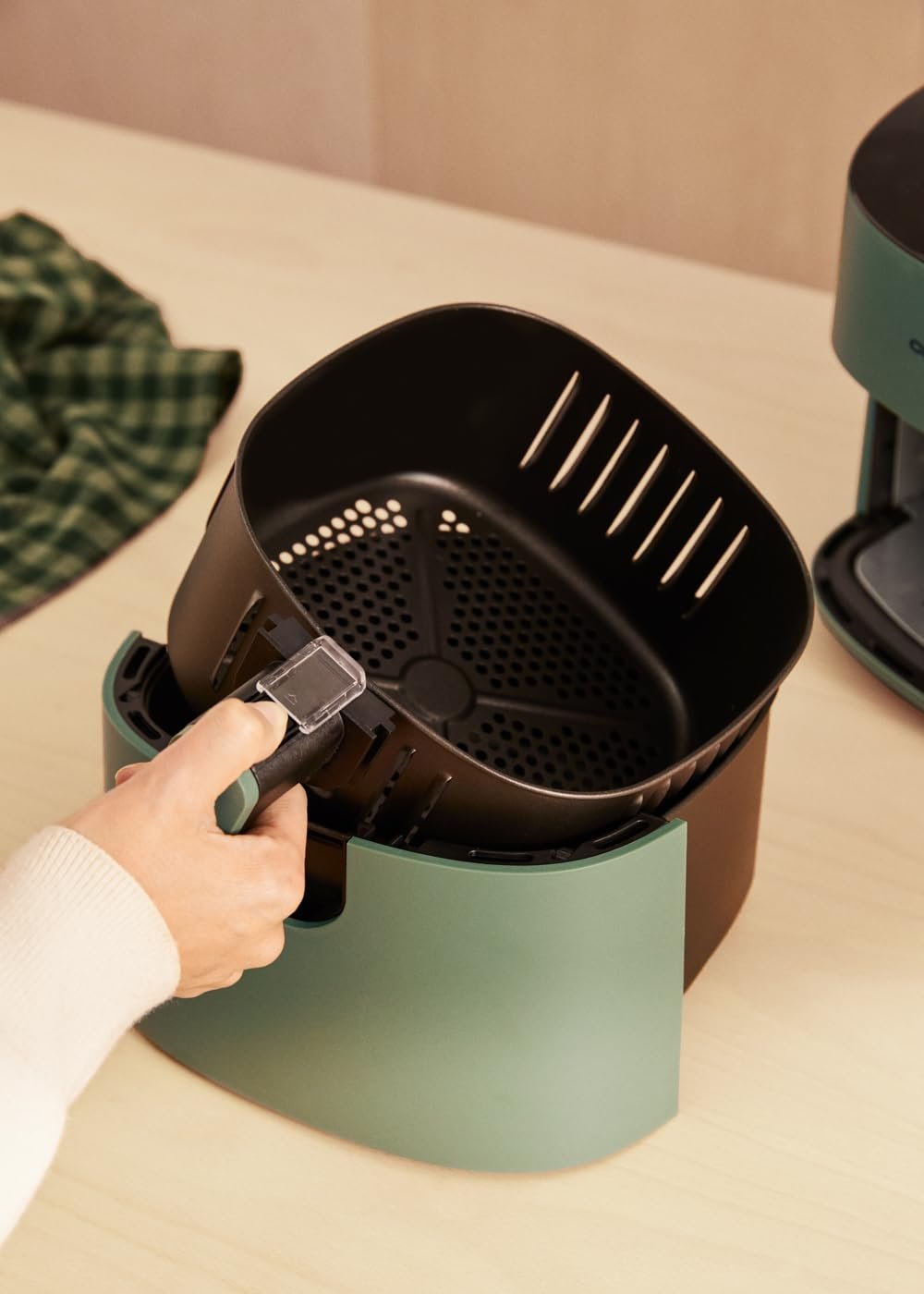 Мультипечь CREATE Fryer Air Pro Compact 3.5 л 8 программ 1300 Вт 360º Air Circulation Шалфейный зеленый, фото №7