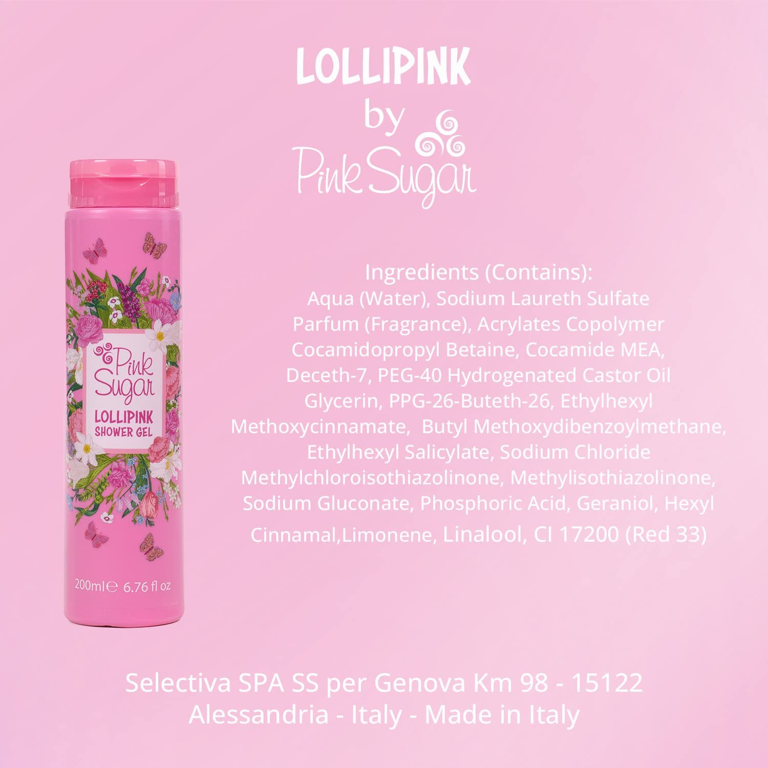 Гель для душу Pink Sugar Lollipink 200 мл, фото №2