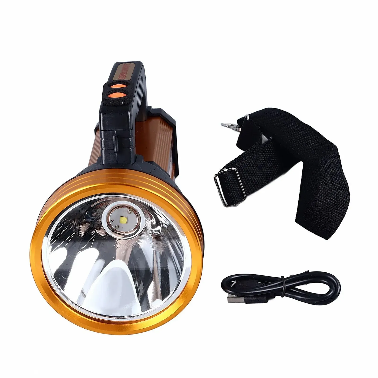 Фонарь Denash 15 W, перезаряжаемый, сверхяркий для экстренных случаев, кемпинга, походов, из алюминиевого сплава, фото №6