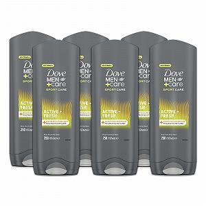 Гель для душу Dove Men+Care Sport Active + Fresh 250 мл Упаковка з 3 шт. - Фото 1