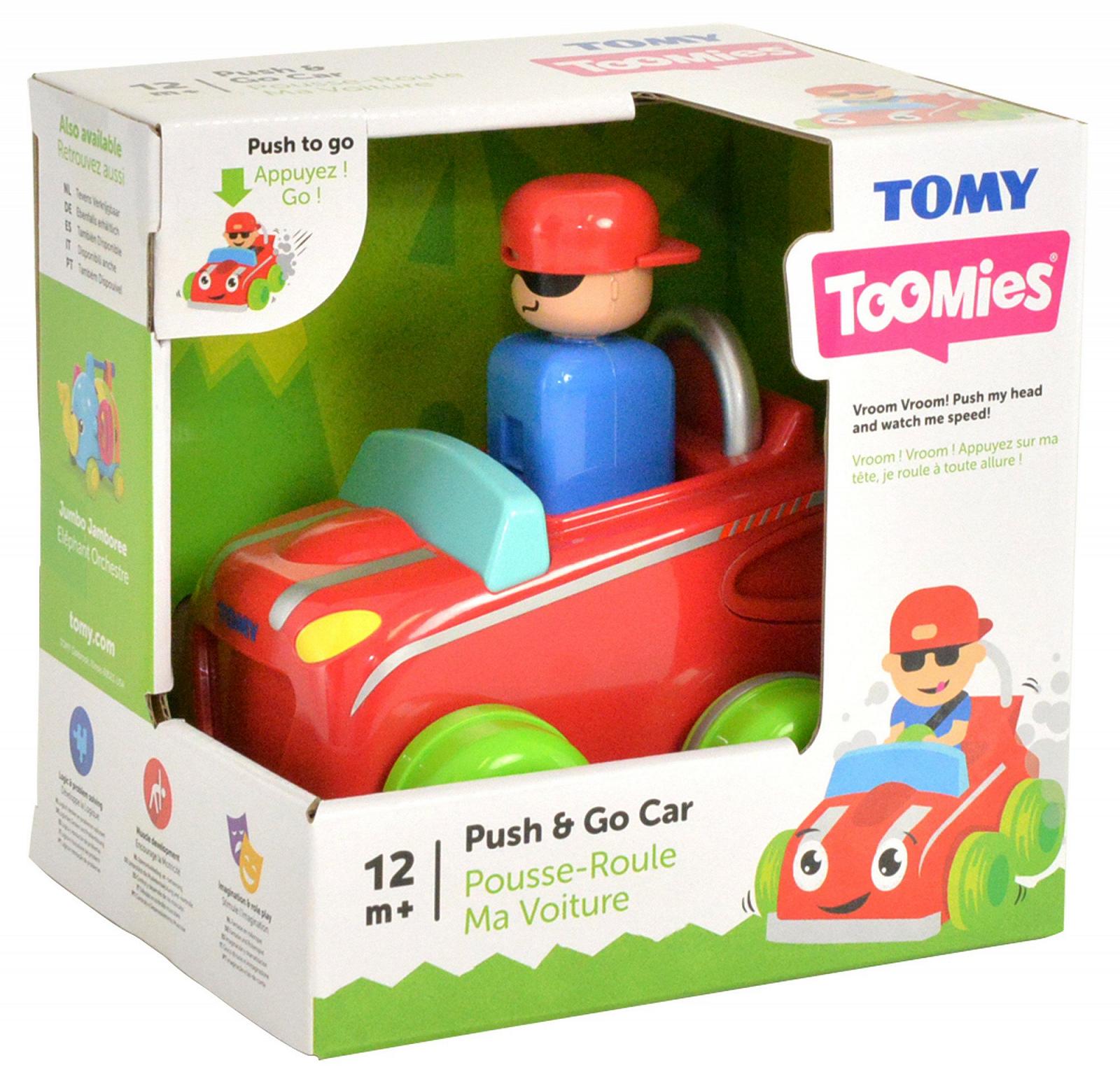 Игрушечный автомобиль TOMY Trane Roll Up оранжево-зеленый, фото №5