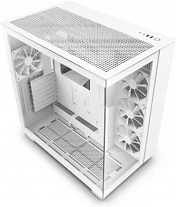 Корпус NZXT H9 Flow White (CM-H91FW-01) / без БЖ / Білий - Фото 1