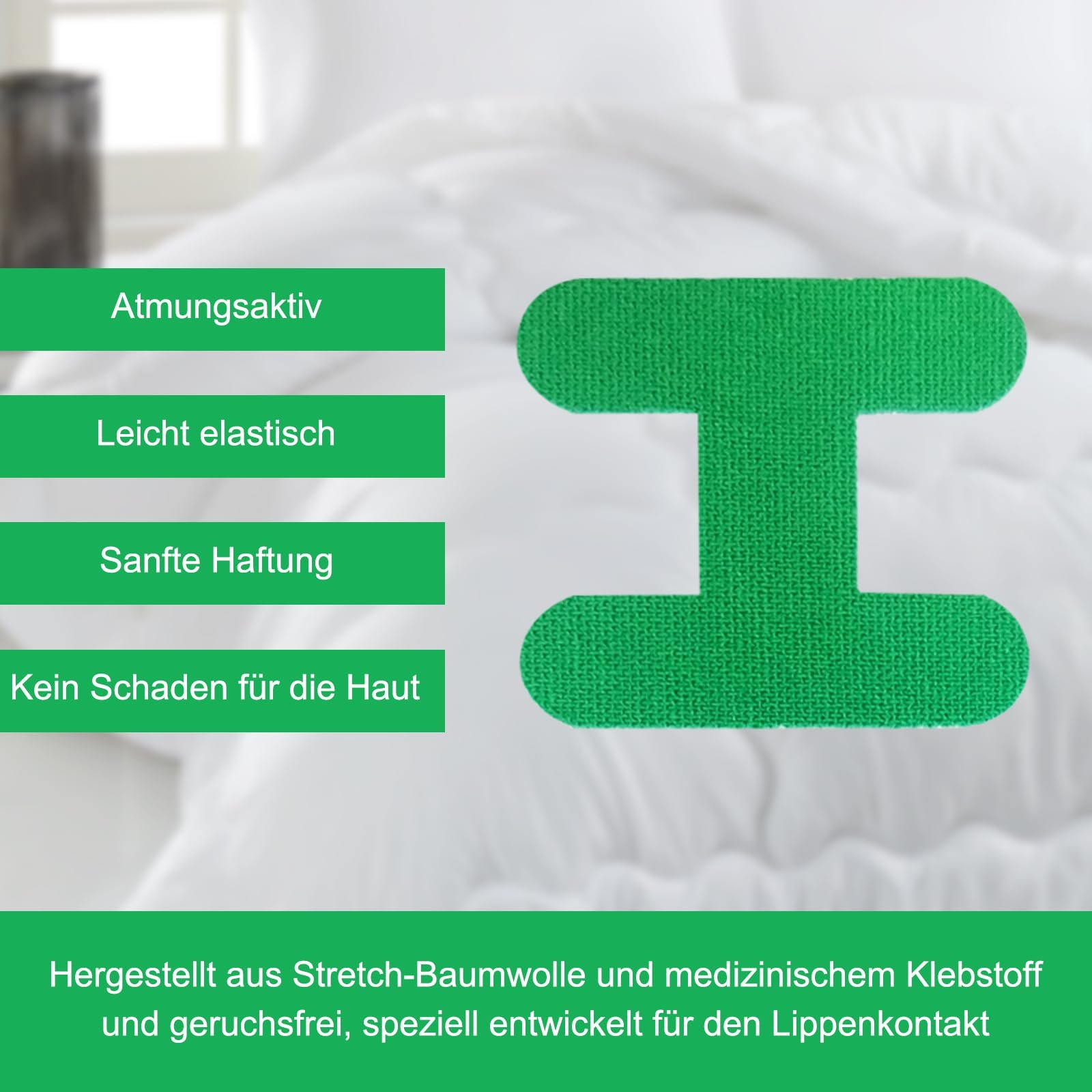 Лента для рта для сна H-образная, 60 шт, средства от храпа для мужчин и женщин, фото №6