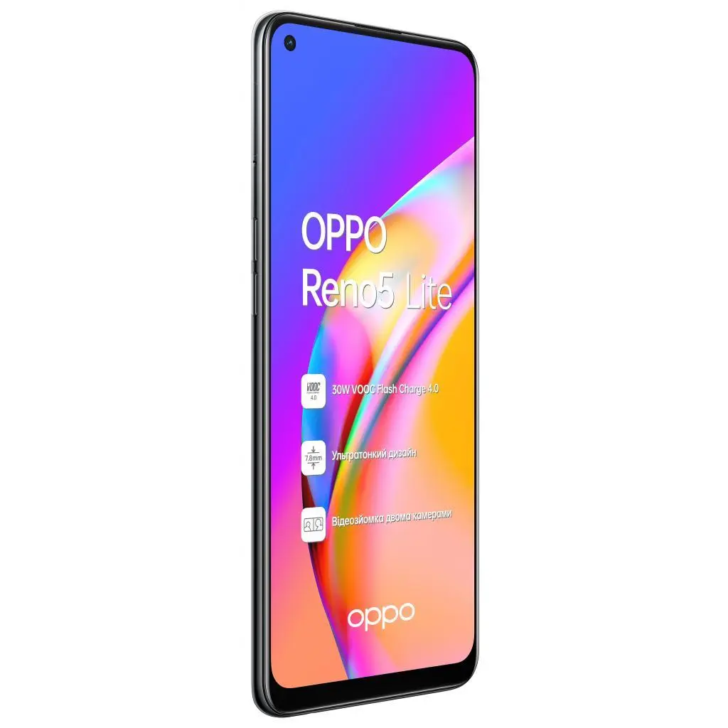 Мобільний телефон Oppo Reno 5 Lite 8/128GB Black OFCPH2205_BLACK, фото №7