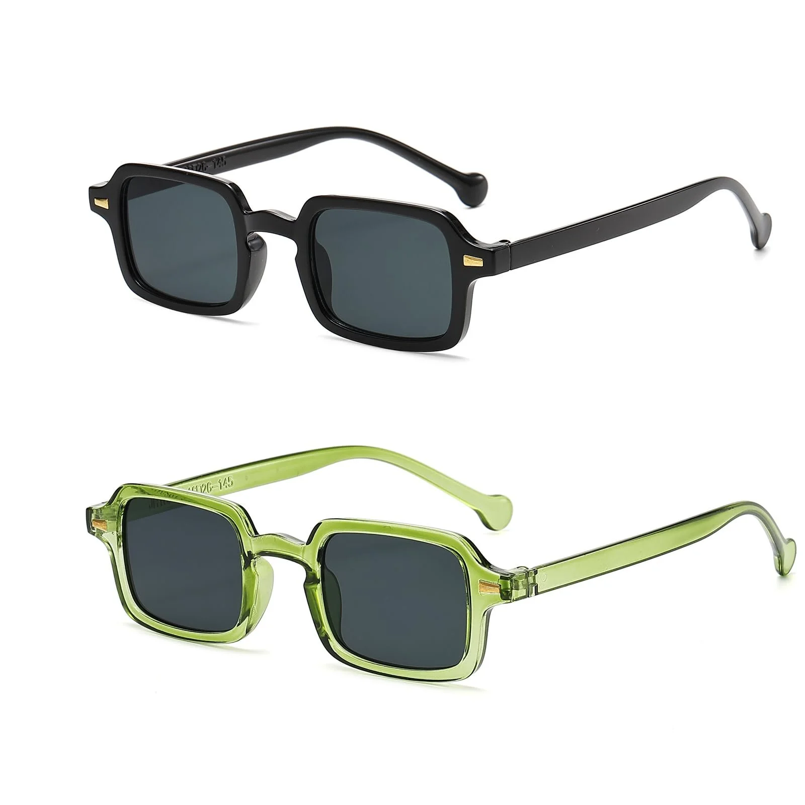 Сонцезахисні окуляри Квадратні Вінтажні LJCZKA для Чоловіків та Жінок, фото №1