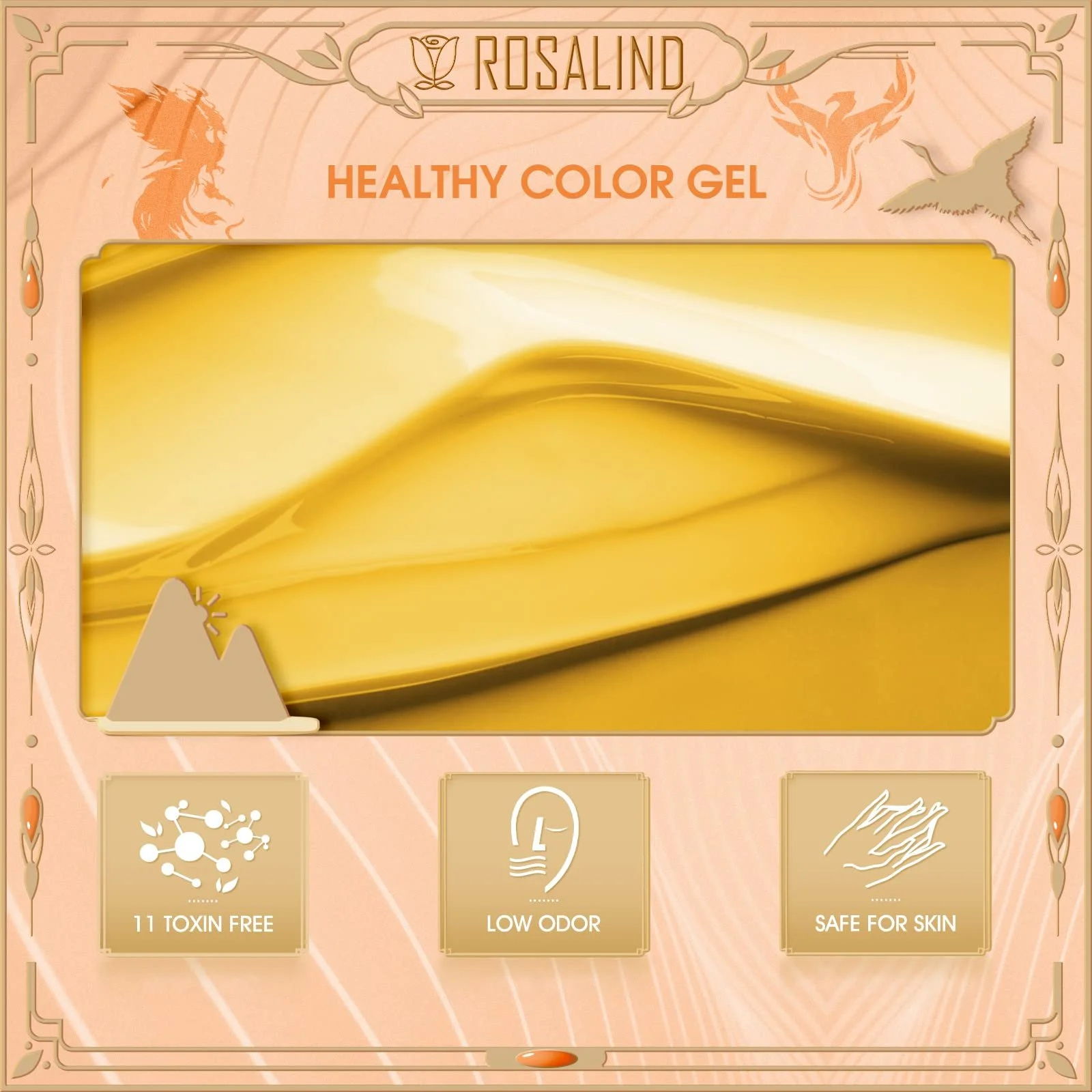 Гель-лак ROSALIND Набір 6 кольорів 6 мл, фото №6