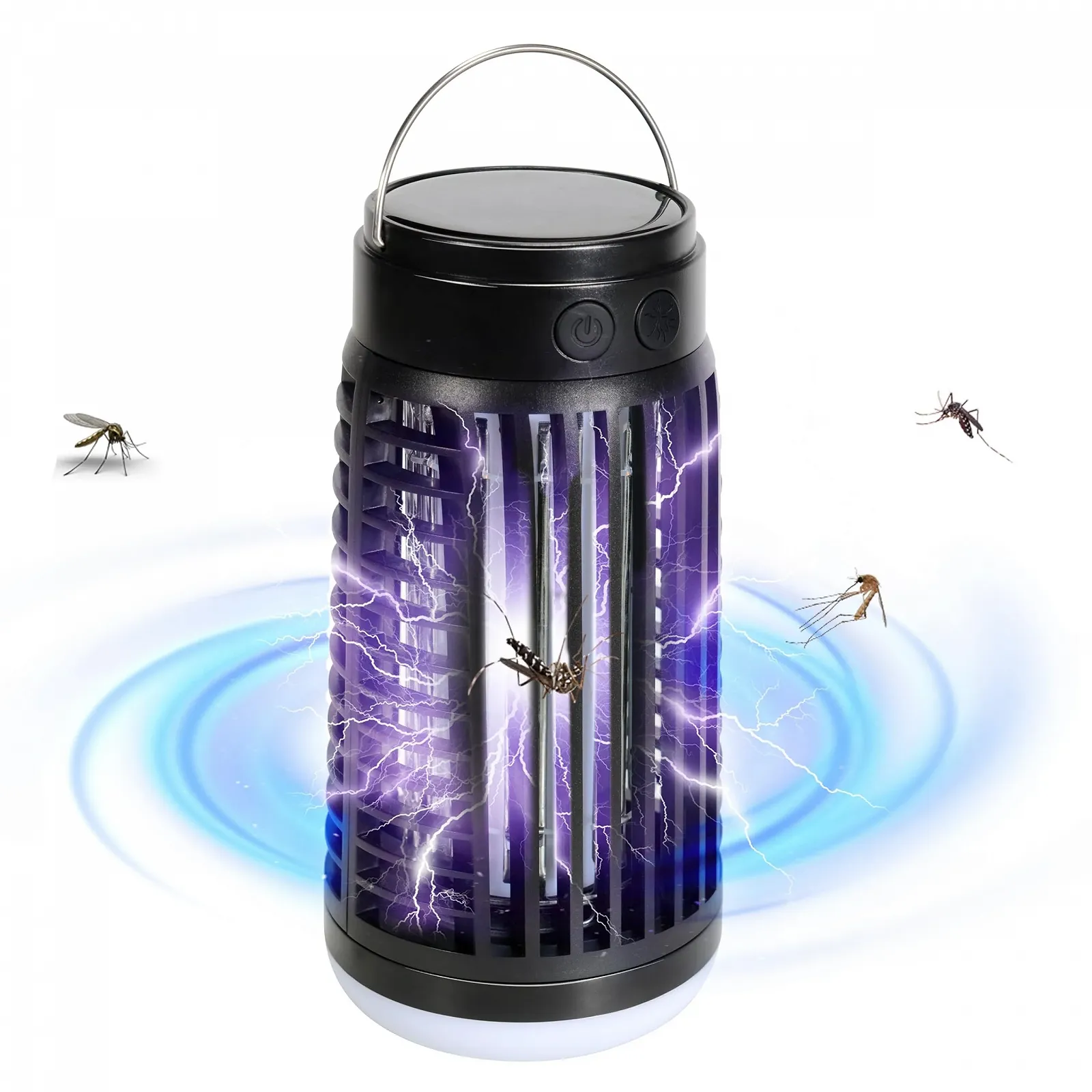 Пастка для комарів UV USB & Solar Powered 1 шт. Blue, фото №7 Пастка для комарів UV USB & Solar Powered 1 шт. Blue, фото №7