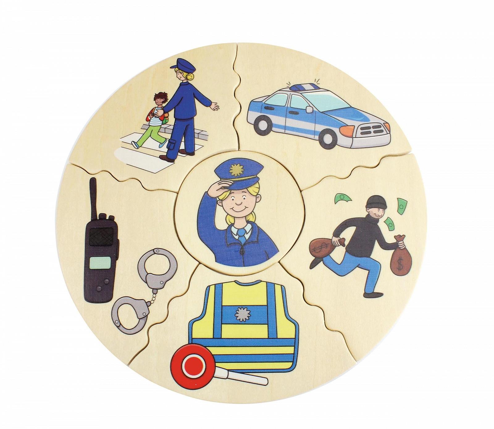 Пазл Beleduc Humanico Occupations 30 деталей в деревянной коробке от 4 лет, фото №9