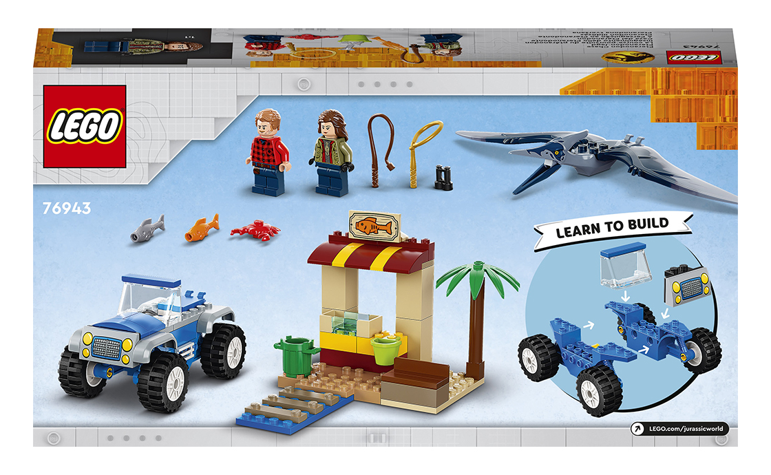 Конструктор Лего LEGO Jurassic World Погоня за птеранодоном (76943), фото №3