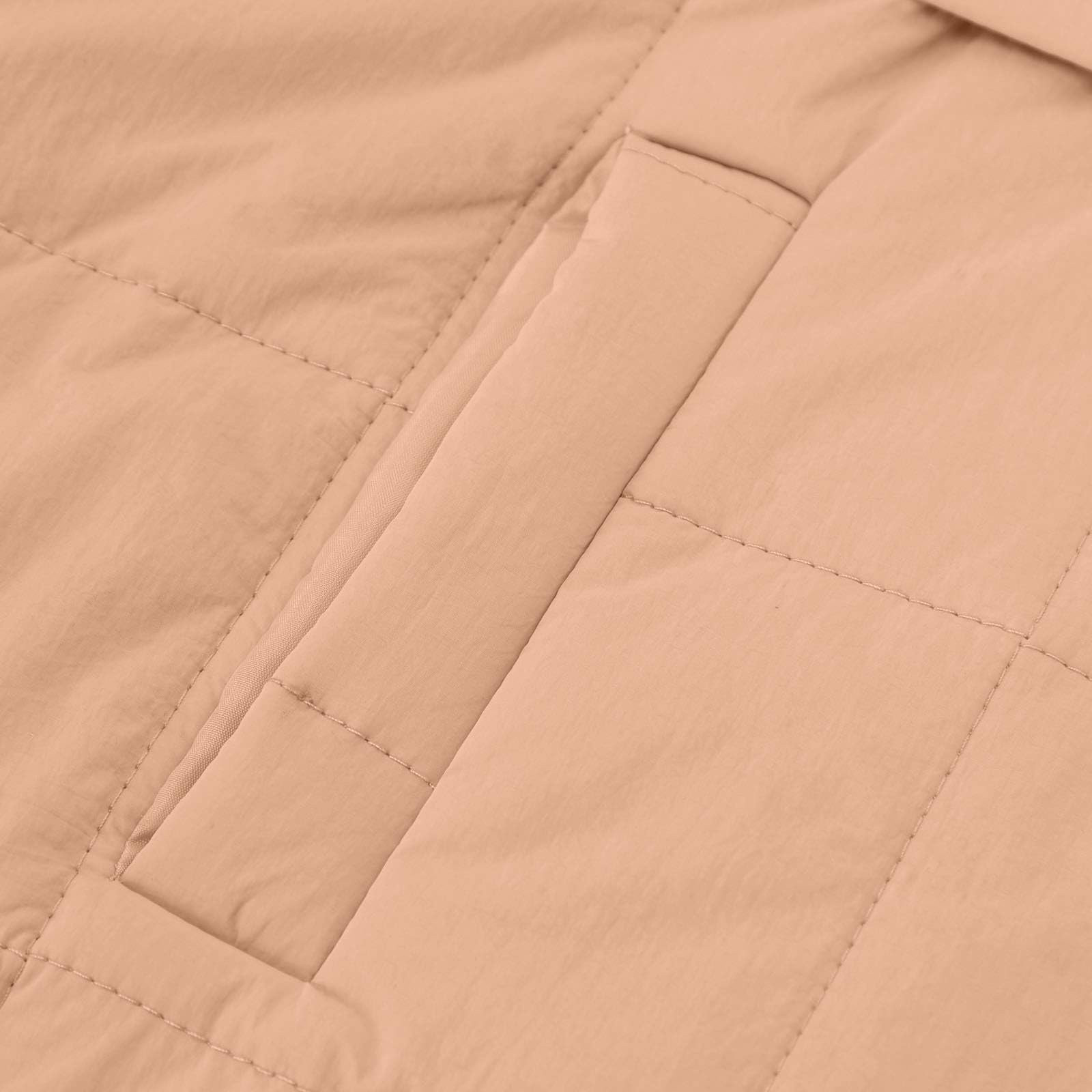 Жіноча Куртка стьобана з капюшоном Коротка однотонна, фото №5