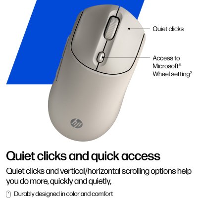 Мышка HP 400 Quiet Wireless/Bluetooth Maple (AZ7B6AA), фото №10